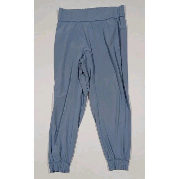 Lululemon Sun Setter Joggers High Rise 28" Size 12 Tempest Blue W5BWHS Yoga - Picture 1 of 6
